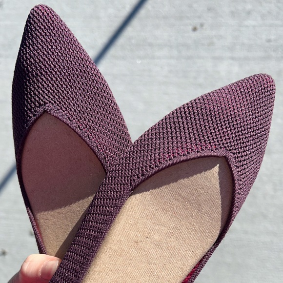 Rothy’s Rare Berry Lattice Stitch Point - Picture 4 of 12